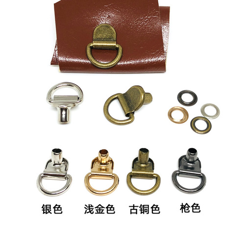 Long-term outdoor hiking shoe lace buckle quick-winding hook buckle tiger buckle double-hole Martin boots metal accessories