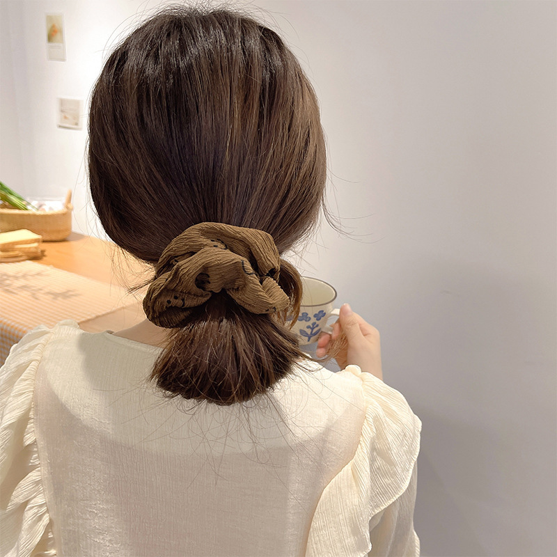 Correa coreana arco de mariposa intestino 2025 cabello anillo de cabello de cabello de cola de cabello de la niña decoración de invierno invierno decoración de invierno