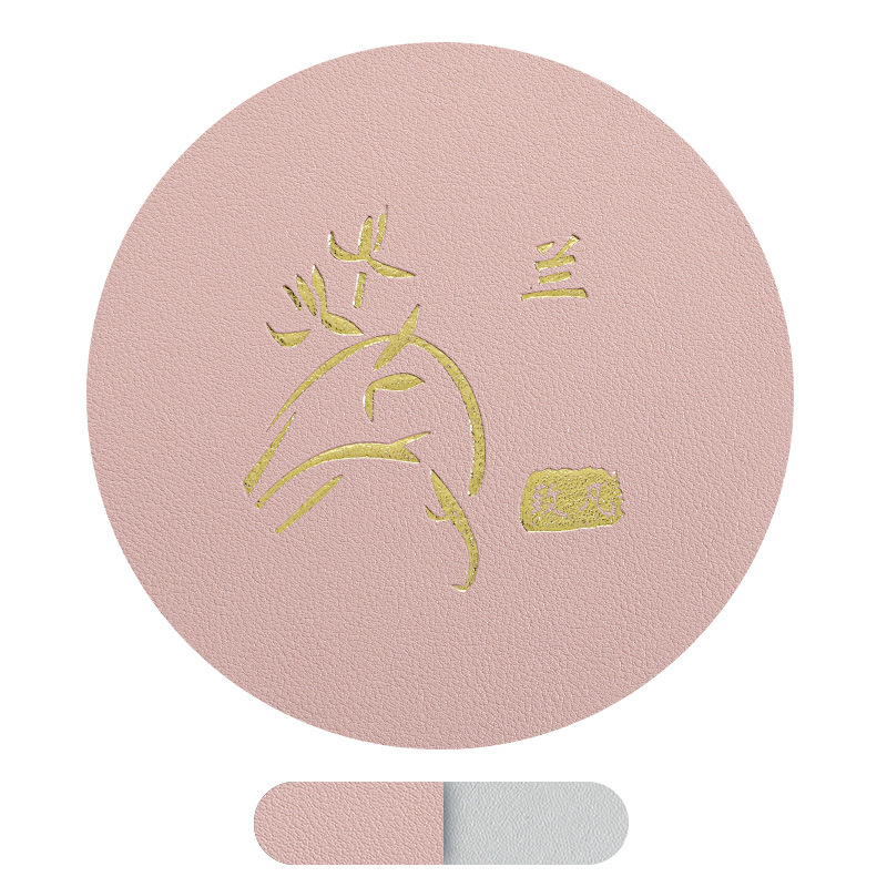 Alfombrilla de mesa de aislamiento térmico de cuero ZF, posavasos simples antideslizantes, aceite impermeable, pu, mesa de comedor de hotel ovalada, alfombra de mesa de cuero para el hogar