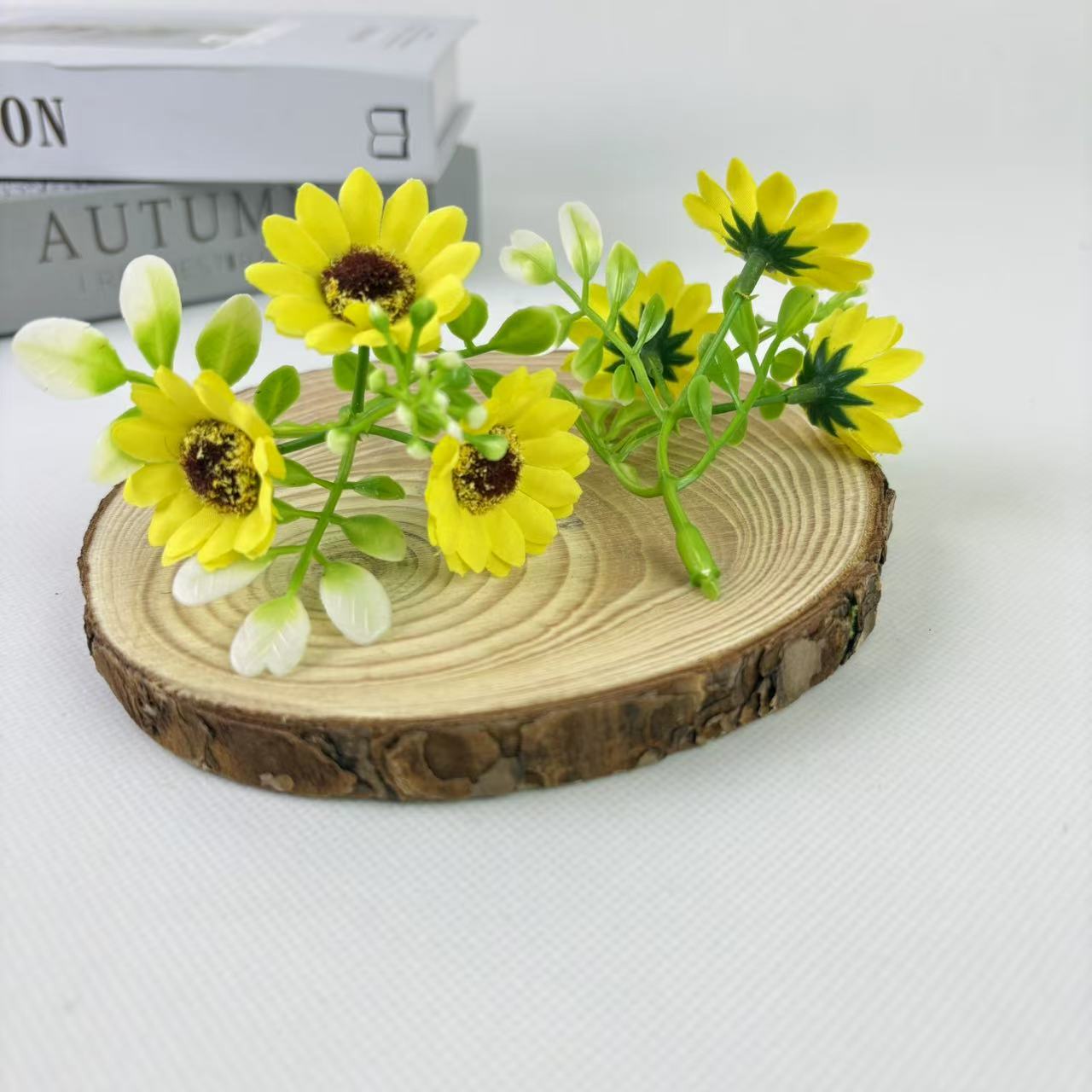 Pastoral pequeña flor fresca guirnaldas de flores tocado de novia fotografía accesorios de vacaciones joyas tocado de flores de pinza mini