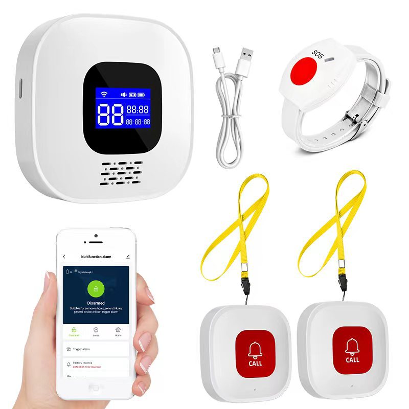 涂鸦WIFI老人呼叫器SOS紧急求救按钮医院养老院紧急呼叫器一键报