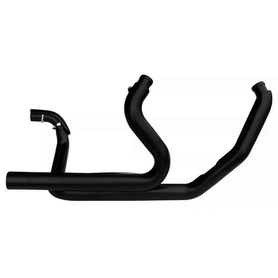 Harley Road King Touring Motorcycle exhaust pipe - front-section-black-2017-2023
