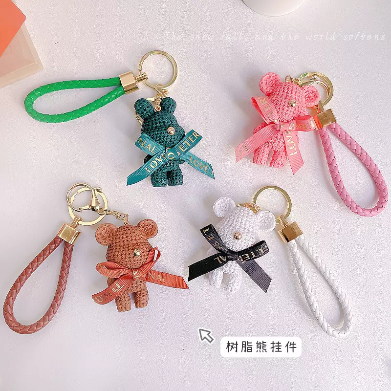 卡通钥匙扣挂件公仔潮流时尚汽车钥匙链配件情侣包包挂饰小礼品