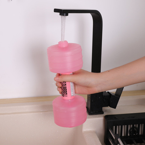 PONY Japan imported plastic water filling water filling women's dumbbell fitness equipment slimming body shaping dumbbell