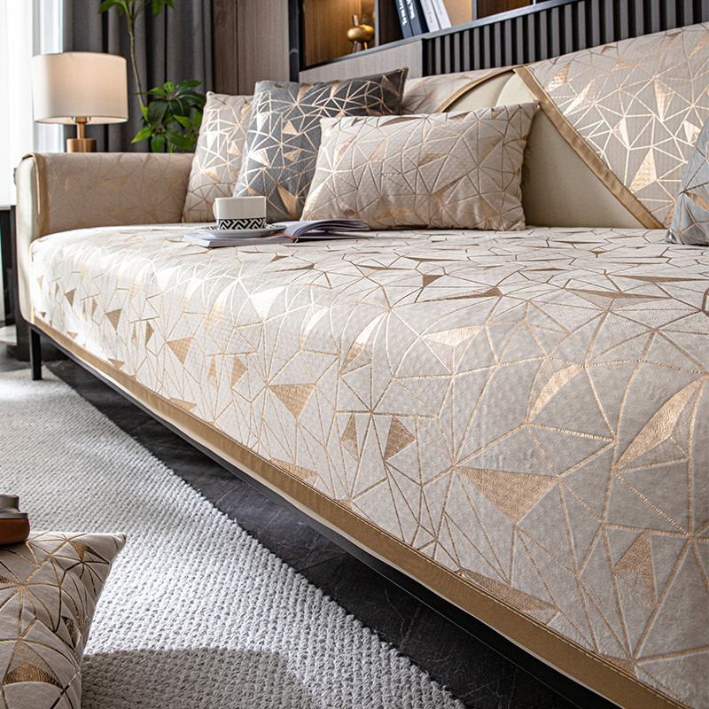 Rutschfester Sofabezug Aus Chenille Im Europäischen Luxusstil_voghion.com