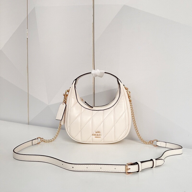 2025 Autumn and Winter New Rhombus Half-Moon Bag Fashion Cross-Border High-End Single Shoulder Crossbody Crescent Bag Handbag Wholesale