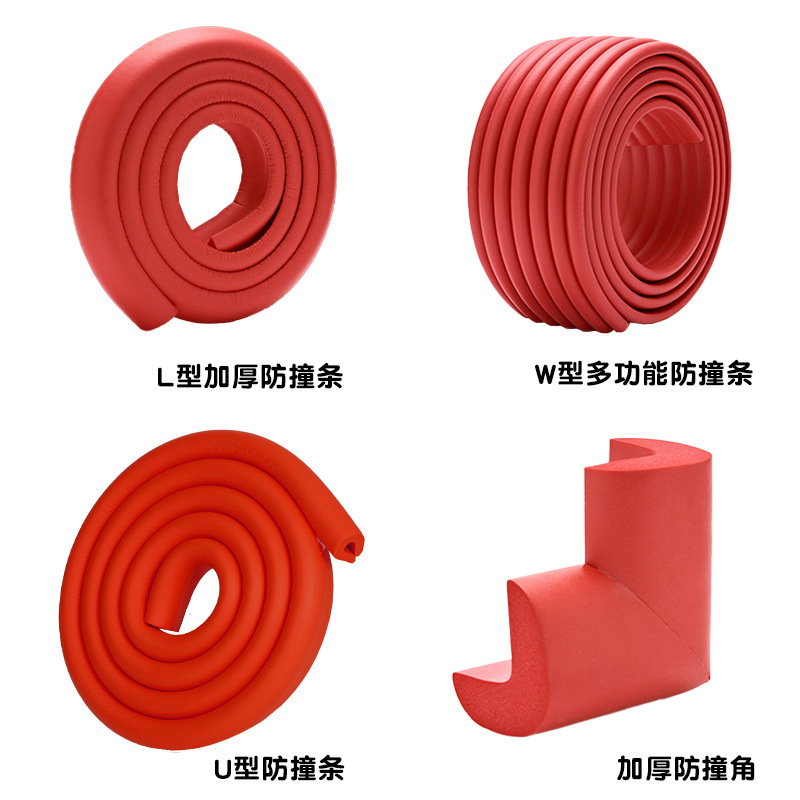 Tallas anticolisión para niños, tiras de borde de esquina de jardín de infantes, pegatinas de pared autoadhesivas anticolisión y anticolisión para bebés, esquinas de mesa, esquinas blandas