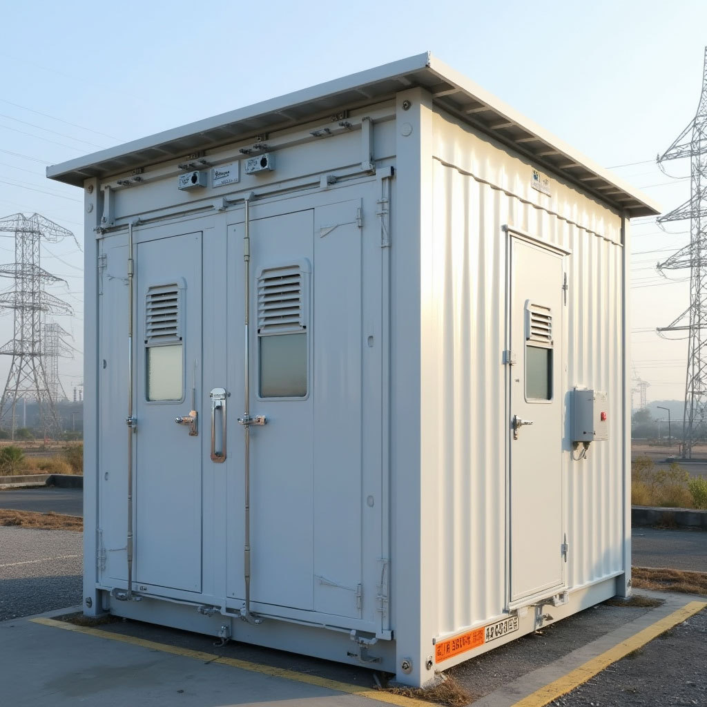 诺金环球防火阻燃电力预制舱 舱体材料阻燃 符合消防要求