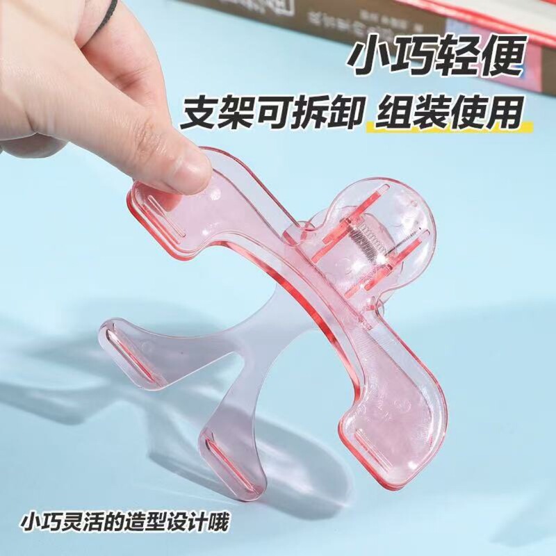 Baogai ヘッドブッククリップ、文房具、学生用透明ノートクリップ、燕尾クリップ、請求書や書類用の強力固定クリップ|undefined