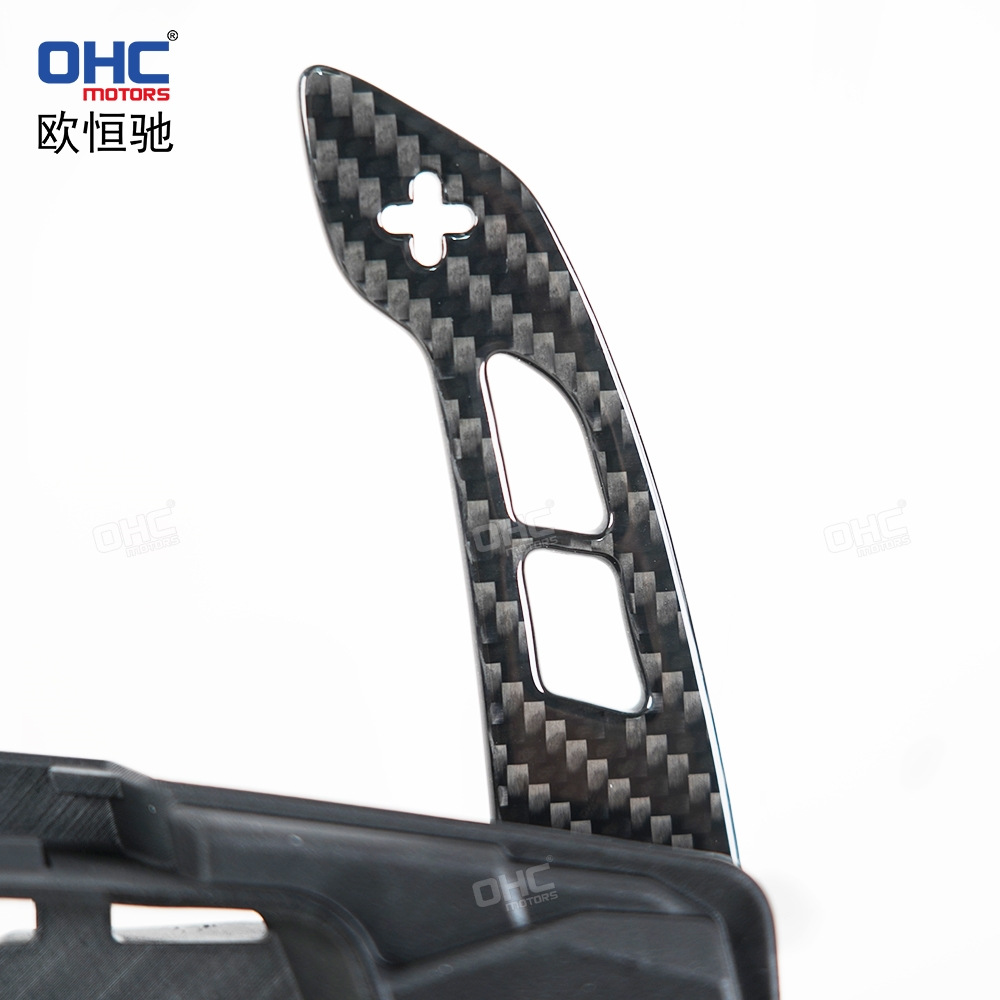 Suitable for Volkswagen Golf 7 Gti Real Carbon Fiber Magnetic Shift Paddles Steering Wheel Modification and Upgrade Parts