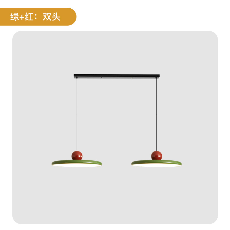 Diseñador nórdico, restaurante, bar, moderno, estilo crema, dormitorio, mesa de comedor, sala de estudio retro, candelabro OVNI