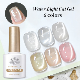 BORN PRETTY SUPERFINE WATERLEY Japanese Cat Eye Gel Ice Crystal Transparent Glass Beads Cat Eye Nail Polish Gel Phototherapy Gel