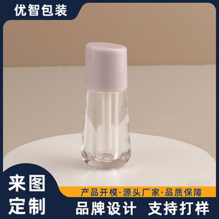 Processing and Customization of Korean Lip Gloss Tube Packaging Materials, Transparent Thick Bottom Lip Glaze Tube, Heavy Lip Mud Lip Gloss Lipstick Tube, Eye Shadow Liquid Tube