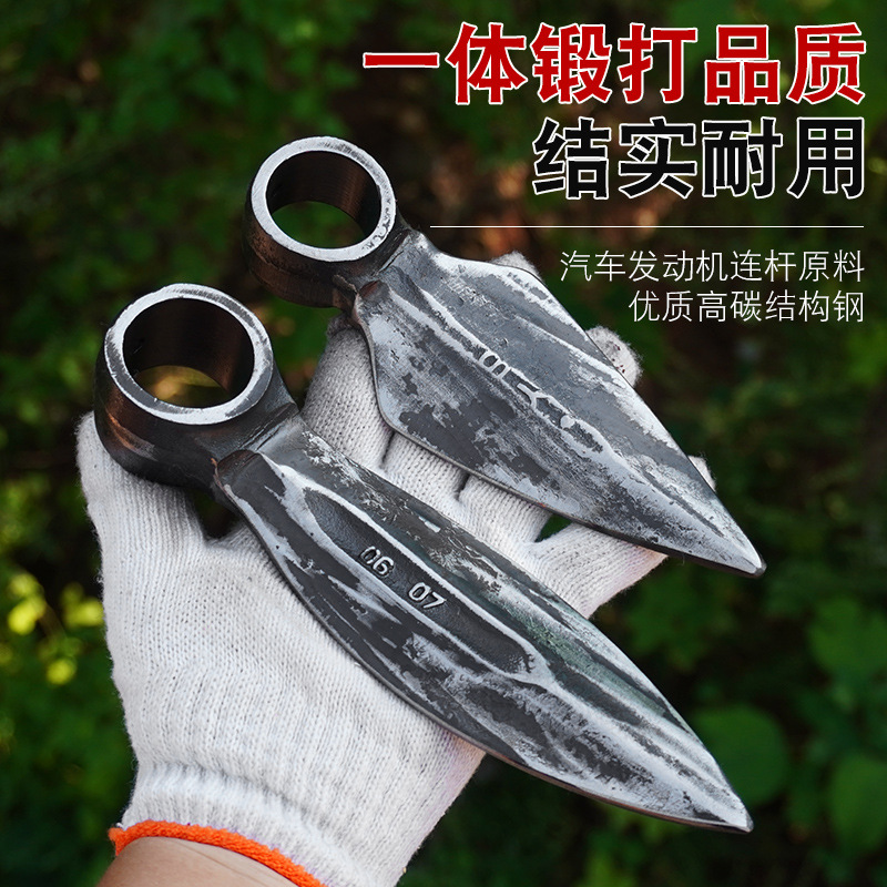 锻打虫草锄头连杆锻打挖虫草工具挖药材挖贝母挖野菜农具户外工具