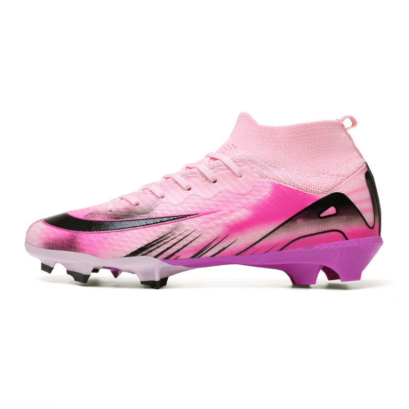 Nuevas espinas transfronterizas 16 zapatos de fútbol para niños para hombres y mujeres deportes al aire libre para estudiantes zapatos de entrenamiento de competencia de clavos largos