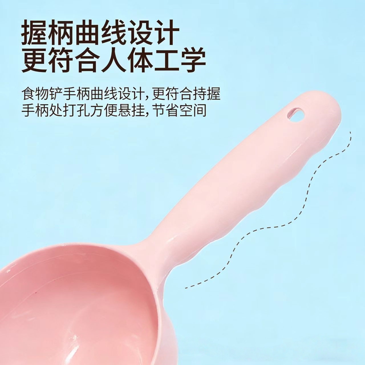 Cuchara de grano para mascotas cuchara de grano para perros con clip cuchara de grano para gatos cuchara de arroz visual multifuncional cuchara de grano para gatos