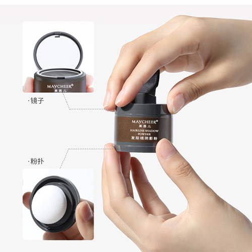 Meixier Hairline Powder Cross-border Hot Selling Cosmetics Wholesale Contouring Shadow Powder Modification Hairline Powder