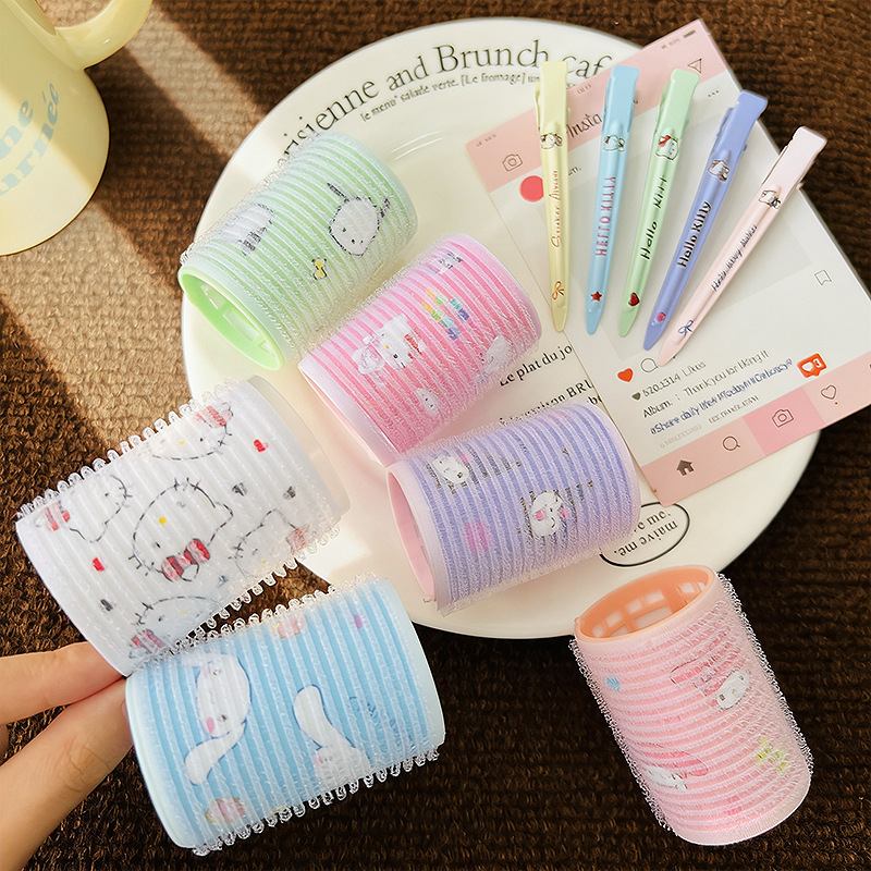 Children's Curling Tool, No Heat, No Damage to Hair, Small Air Bangs Curling Barrel, Forehead Hair Styling Fluffy Clip for Women