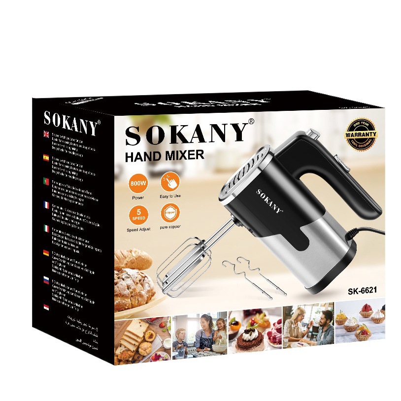 Foreign Trade Export Electric Handheld Egg Beater and Dough Mixer, Cross-Border Cake Mixer, Handheld Blender