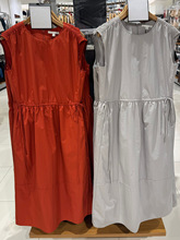 uraz 日单！C系列合作款/女装抽绳无袖连衣裙/裙子休闲477965