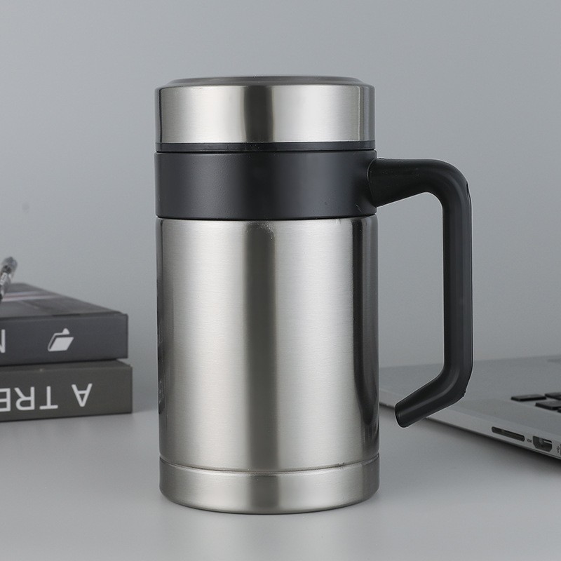New Insulated Cup With Stainless Steel Top Quality Liner, Tea-Water Separation, Suitable For Business Office Use, High Aesthetic_voghion.com