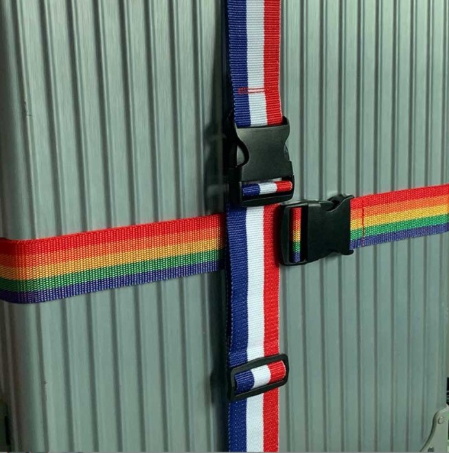Luggage strap, one-piece luggage strap, password-free packing band, luggage tie-down rope, suitcase strap, fixing strap