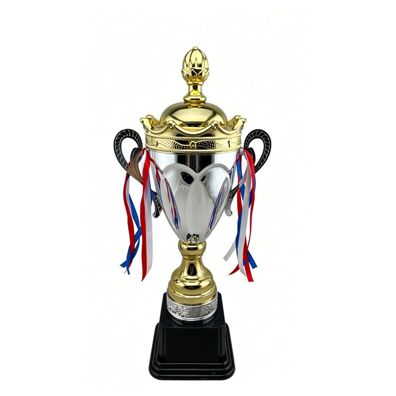 Trofeos de metal al por mayor fuente creativa fabricante de fútbol campeón de baloncesto trofeo juegos honorarios estudiantes premios