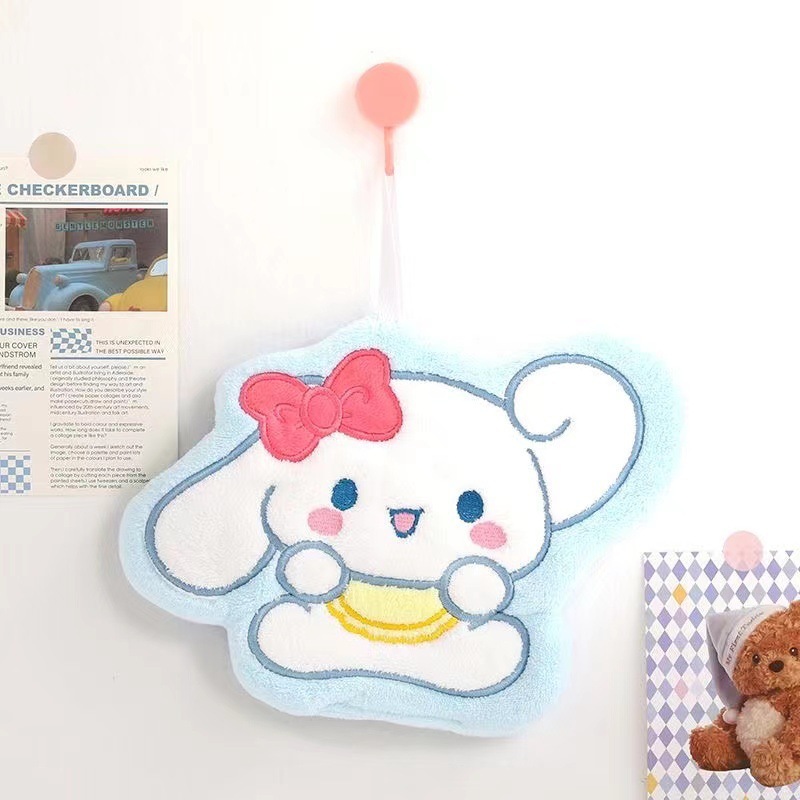 かわいい漫画のコーラルベルベットハンドタオルハンギングキッチン家庭用タオル吸水性、速乾性、糸くずの出ない厚みのある雑巾|undefined