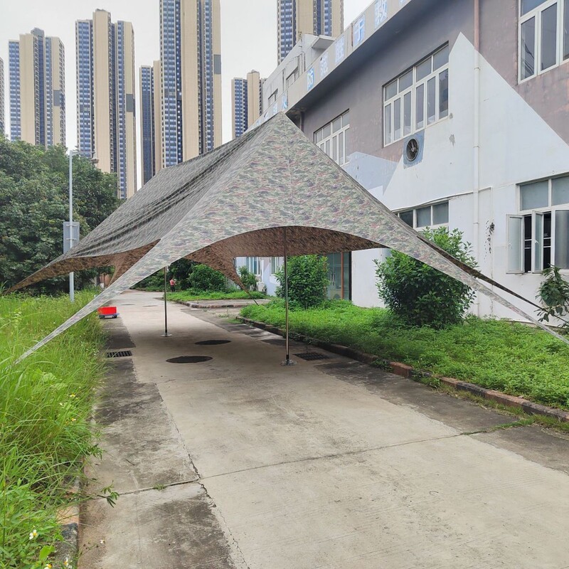 Tent Outdoor Camping Double Peak Canopy Dome Summer Thickened Sunshade Rainproof Multi-Person Outdoor Dining Equipment Tent Outdoor Camping Double Peak Canopy Dome Summer Thickened Sunshade Rainproof Multi-Person Outdoor Dining Equipment