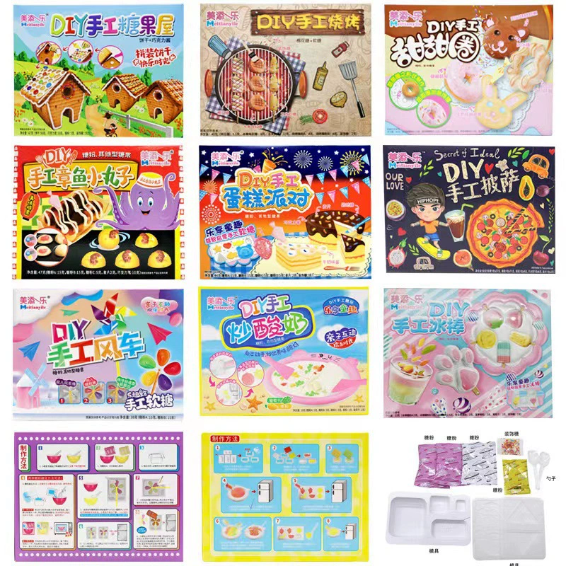 Japanese food play, donut, DIY, graffiti
