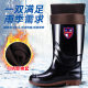Factory direct supply wholesale labor protection rain boots water shoes water boots men and women adult waterproof non-slip beef tendon bottom high tube medium and low tube