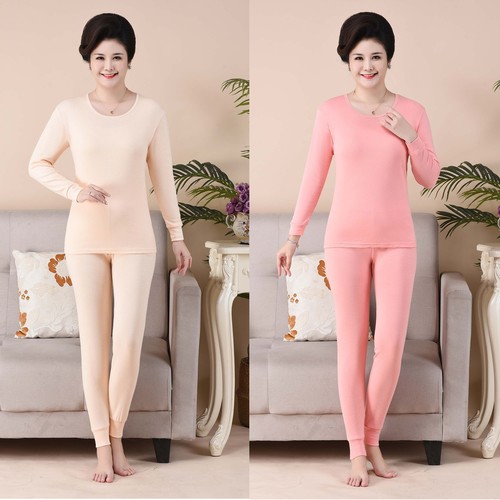 Women's pure cotton thermal underwear set half mid-high collar autumn coat autumn trousers thin tight body black solid color bottoming shirt