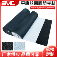 汽车脚垫通用PVC加密平底丝圈脚垫卷材防滑家用加厚可裁地垫跨境