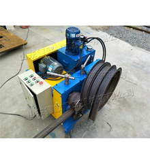 立式角铁弯弧机 台式槽钢角钢内卷设备 液压数控方钢管弯圆机