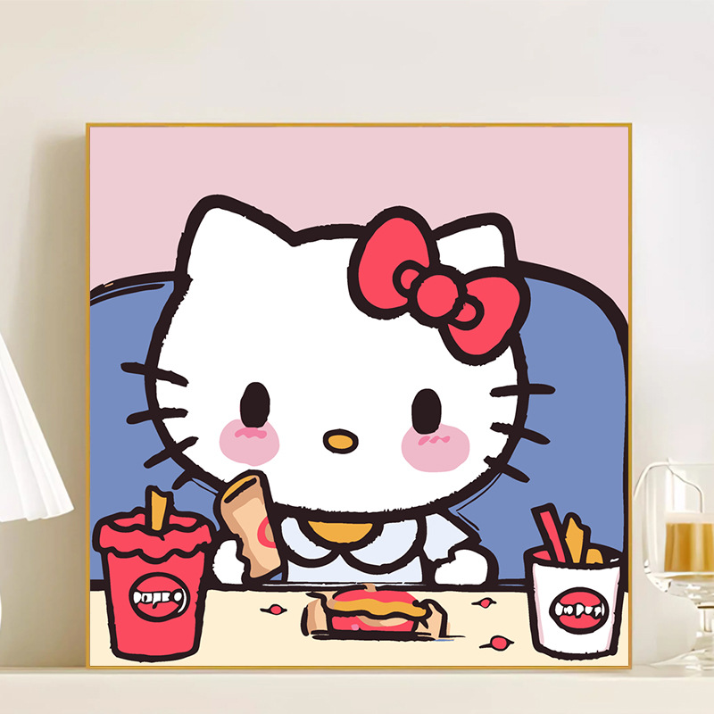 R008 / 20*20CM(画笔+颜料+绷好内框）
