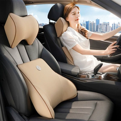 lumbar support car pillow lumbar: Headrest