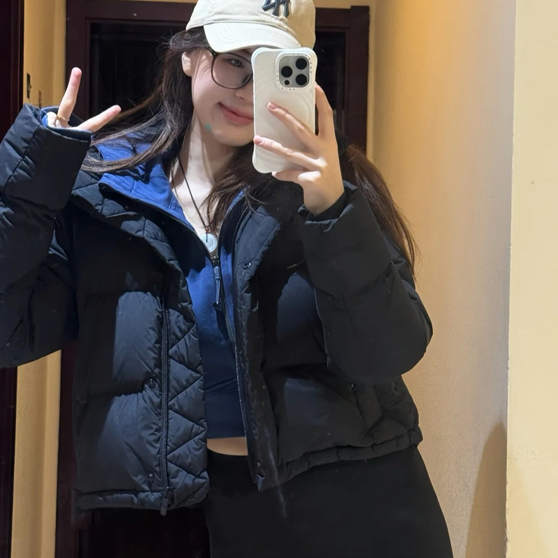 Original Lulu four-panel down vest from foreign trade factory, Wunder puff, thickened for winter