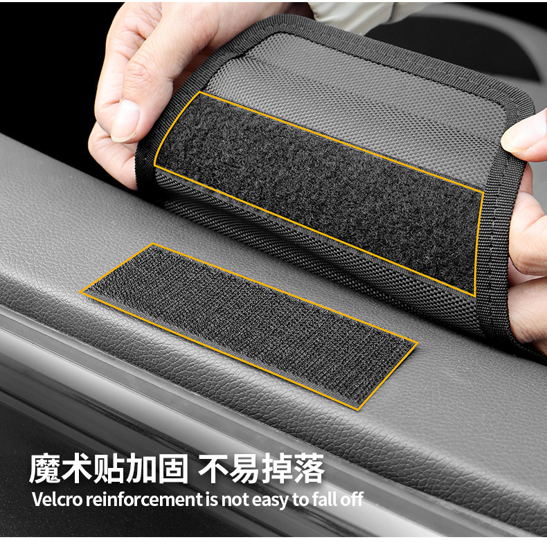 Car Water Cup Holder, Multifunctional Mobile Phone and Car Key Storage Box, Foldable Storage Bag, Car Window and Door Side Storage Box