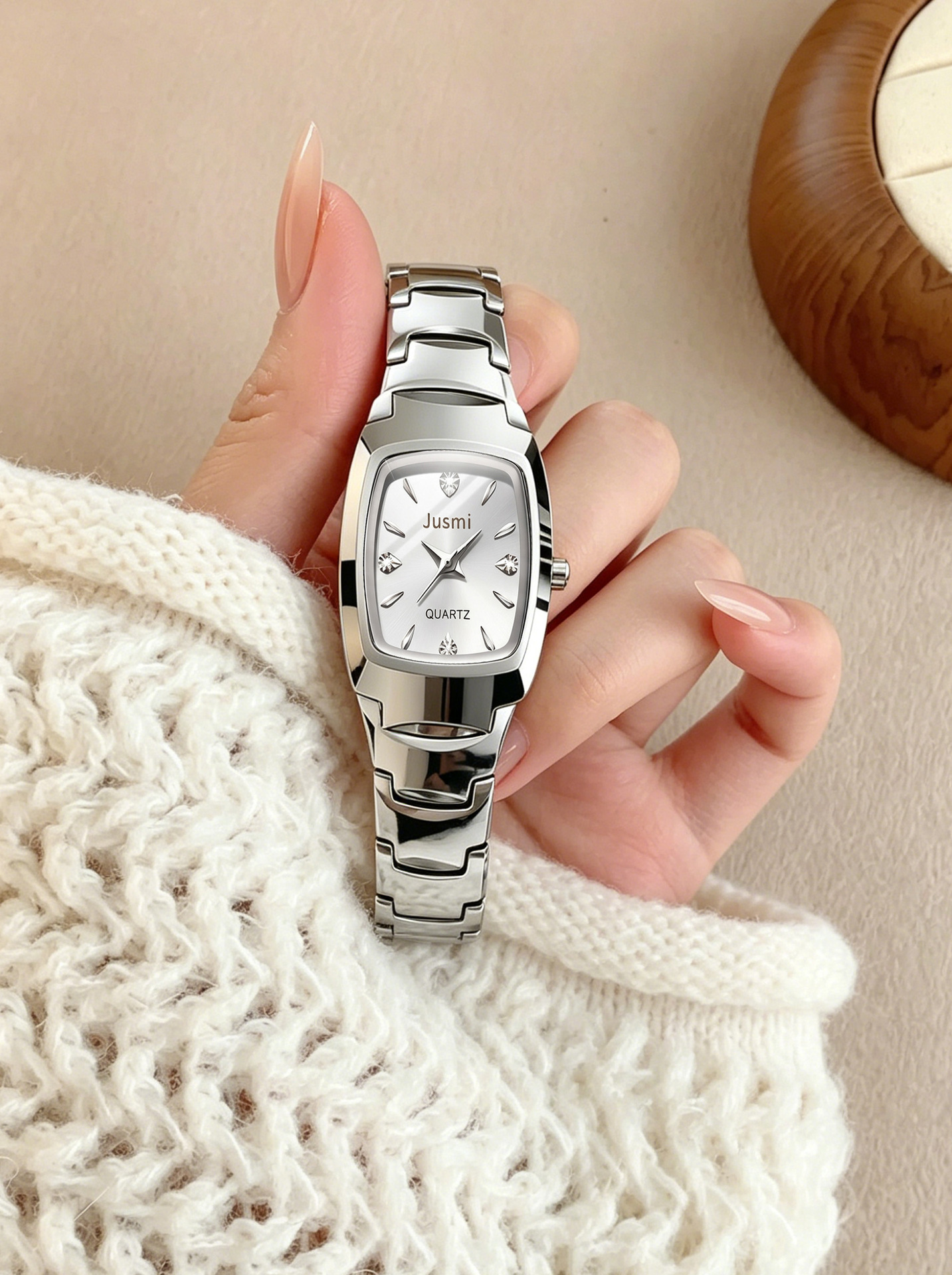 Olytime Women's Quartz Watch, Tungsten Steel, Waterproof