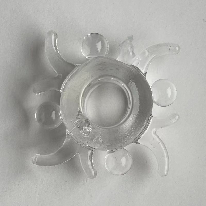 超小型 1.1 内径男性用精液ロックリング、射精防止包皮防止複合リング、ビーズリング、オーガズム、スーパーステム、カップル共有|undefined