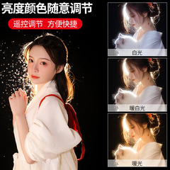 High-power film and television lighting, goddess girl hair accent lighting, atmosphere spotlight, portrait spotlight, photography spotlight, warm light