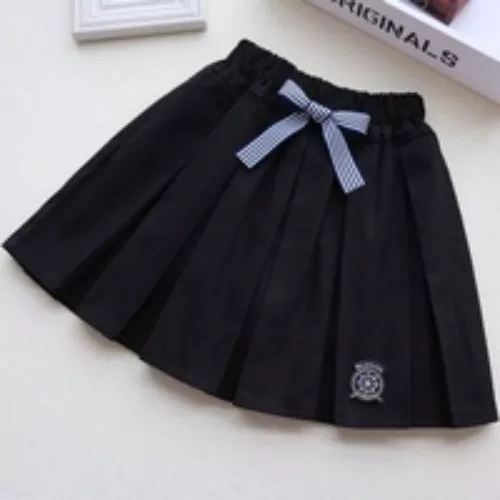 Black mini-skirt