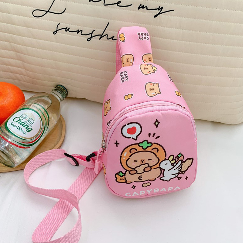 Bolsos de chicas lindos bolsos de pecho de chicas caricaturas bebés bolsos de cambio de niños bolsos de mochila de estilo exterior