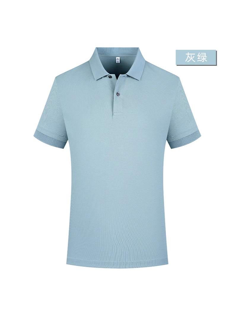 200G sensación de seda fría camiseta polo camiseta de verano impresa logotipo de manga corta ropa de trabajo personalizada para hombres y mujeres