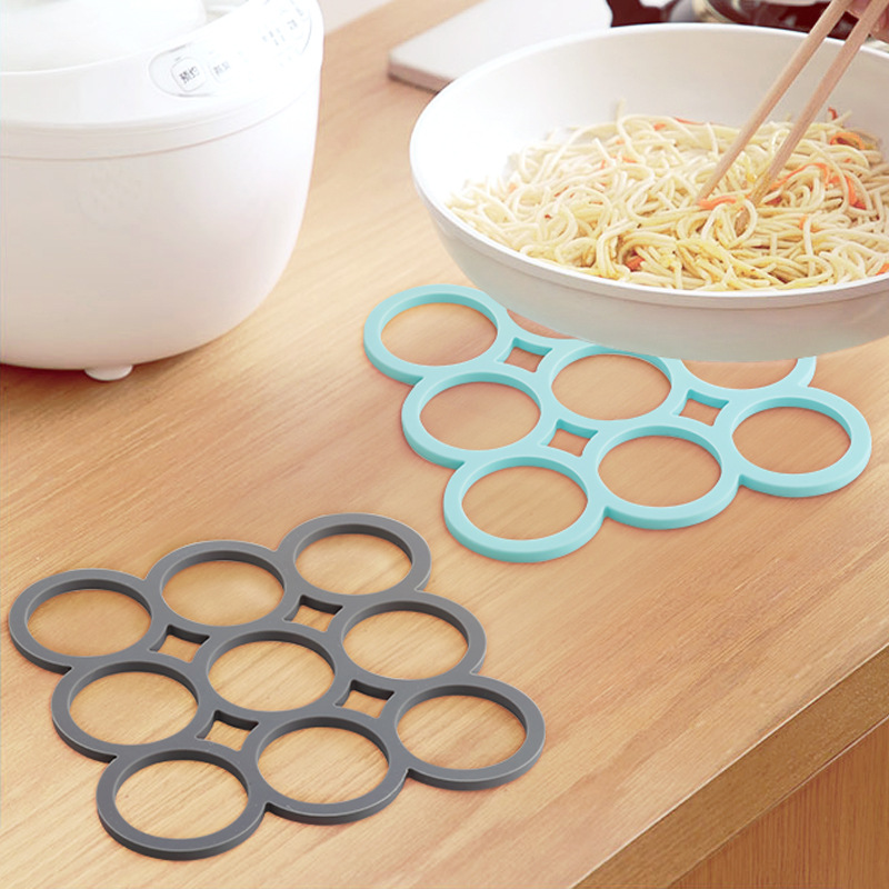 Creativo aislamiento térmico cojín hueco de color sólido cojín de cojín de mesa de comedor de estilo nórdico cojín de taza de té resistente a quemaduras