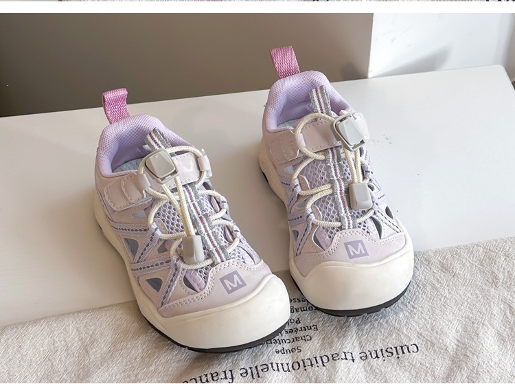 Breathable Closed Toe Childrens Sandals Soft Sole Beach Shoes_voghion.com