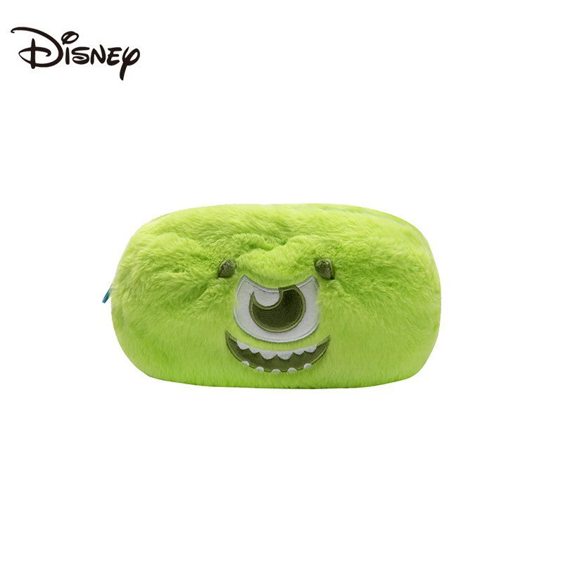 Плюшевая косметичка (Disney) клубничный двусторонний кошелёк, плюш, крупный глаз, 22×7×12 см