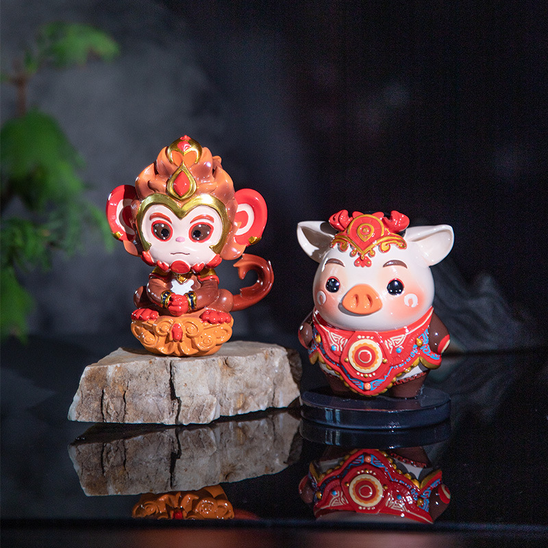 Black Myth Wukong Hand-run Game Surrounding Wuneng Pig Car Resin Desktop Small Ornaments Annual Meeting Logo Customization