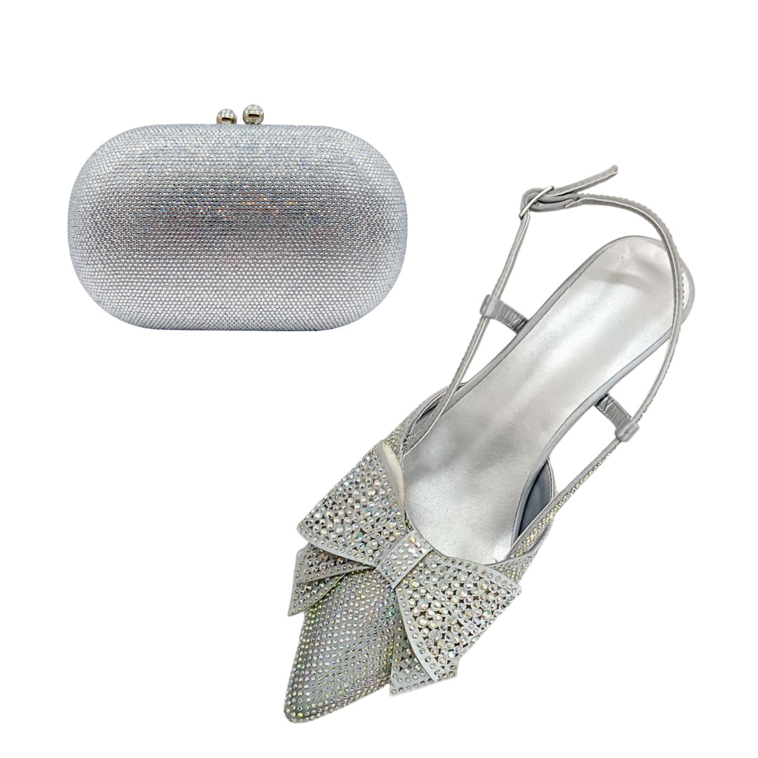 Zapatos de diseño italiano de verano nuevos zapatos de cena mujer diseño italiano cristal diamante encaje