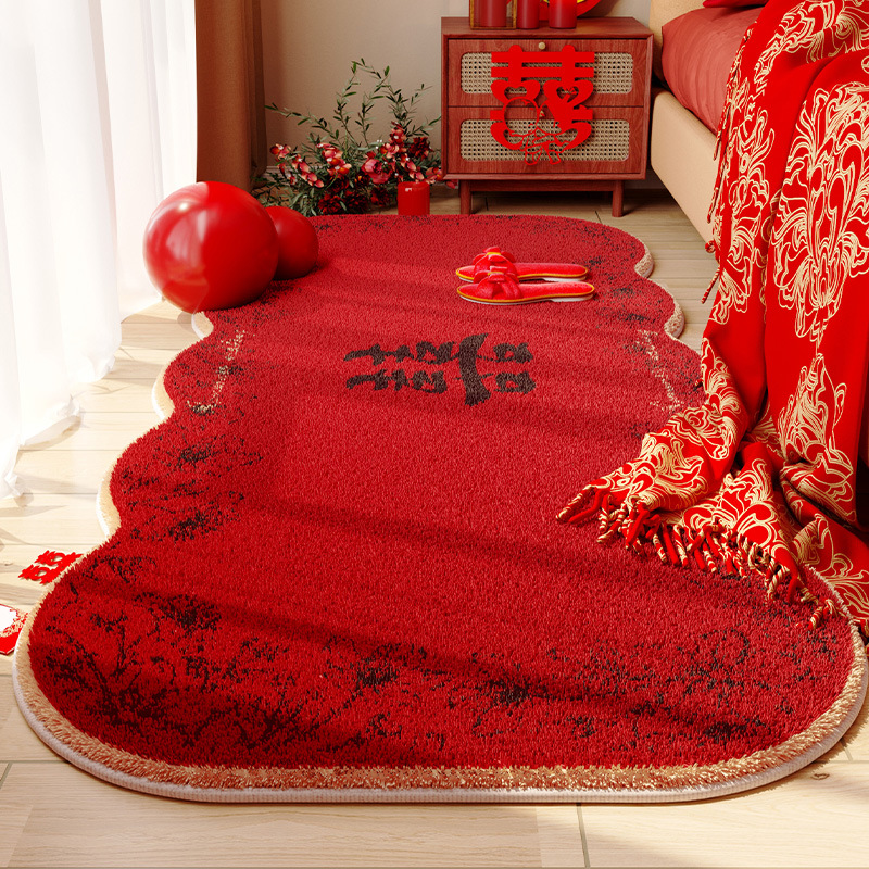 로맨틱 해피 이벤트 플라스틱 바닥 램스울 - 작은 물결 모양의 외계인